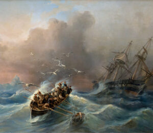 La Fregate, L'Herminie | Auguste Mayer, 1860
