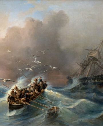 La Fregate, L'Herminie | Auguste Mayer, 1860