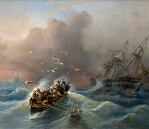 La Fregate, L'Herminie | Auguste Mayer, 1860