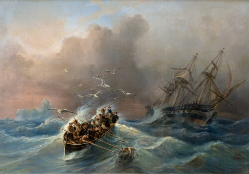 La Fregate, L'Herminie | Auguste Mayer, 1860