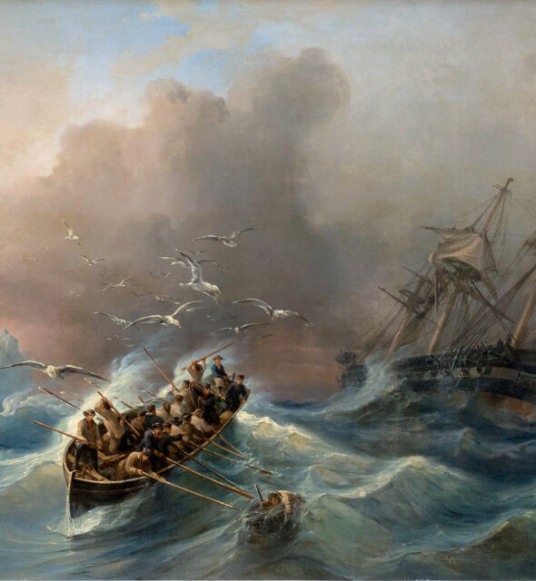 La Fregate, L'Herminie | Auguste Mayer, 1860